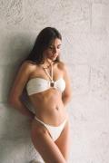 NA-KD Swimwear Bikinitrosa med tunt band - Offwhite