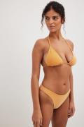 Handpicked x NA-KD Glittriga bikinitrosor - Orange