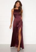 Bubbleroom Occasion Laylani Satin Gown Wine-red 44