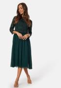 Bubbleroom Occasion Lace Midi Dress Dark green 40