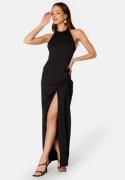 BUBBLEROOM Prissa Halterneck Gown Black L