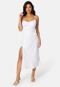 Bubbleroom Occasion Frey Satin Midi Wedding Gown White 40