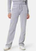 Juicy Couture Del Ray Classic Velour Pant Silver Marl S