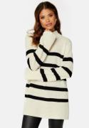 BUBBLEROOM Remy Striped Sweater White / Striped S