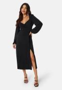 Bubbleroom Occasion Giulia Long Sleeve Dress Black 42