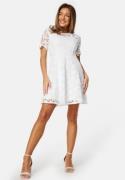 Bubbleroom Occasion Crochet Lace short dress White 46