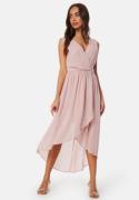 Bubbleroom Occasion High-Low Chiffon Dress Dusty pink 48