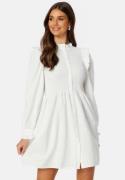 ONLY Aspen L/S Smock Dress Bright White M