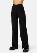 BUBBLEROOM Soft Suit Straight Trousers Black S