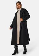 BUBBLEROOM Rue Oversized Wool Blend Coat Black 2XL