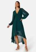 Bubbleroom Occasion Desiree High-Low Dress Dark green 40