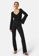 BUBBLEROOM Soft Suit Flared Trousers Black L