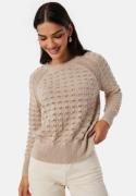 VILA Vitoto L/S O-Neck knit to Feather Gray XL
