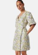 Y.A.S Yaspanja SS Wrap Dress Patterned XS