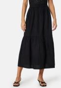 BUBBLEROOM Maxi Cotton Skirt Black XS