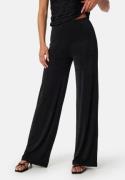 BUBBLEROOM Shiny Wide Trousers Black L