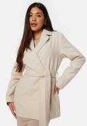 BUBBLEROOM Vendy Wool Blend Coat Light beige 38