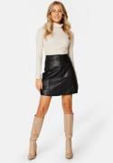 SELECTED FEMME Slfnew Ibi Leather Skirt Black 40