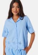 Pieces Pcalmina Embroidery Shirt Hydrangea L