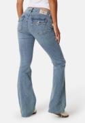 True Religion Becca Mid Rise Bootcut Flap Peak Spot 25