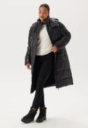 BUBBLEROOM Semi Shiny Long Padded Jacket Black XS