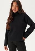 SELECTED FEMME Slfkamma Ls Knit Roll Neck Noo Black L