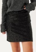 VILA Visparkling Hw Short Skirt Black S