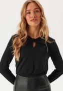 VERO MODA Vmalma Ls Knot Top Black L