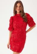 YAS Yaselza 2/4 DRESS  Racing Red S