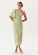 Bubbleroom Occasion One Shoulder Dress Light green 40