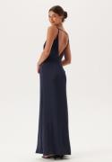 Bubbleroom Occasion Waterfall Mermaid Gown Dark blue 46