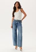 ONLY Onlgianna Mw Straight Dnm Medium Blue Denim 31/32