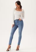 BUBBLEROOM  High Ankle Superstretch Jeans Light blue 40