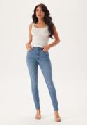 BUBBLEROOM High Full length Superstretch Jeans Light blue 42