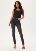 BUBBLEROOM High Full length Superstretch Jeans Dark grey 46