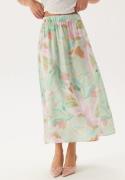 VERO MODA Vmjosie 7/8 Skirt Birds Egg Green Aop:myra S