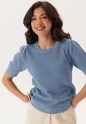 VILA Vidalo O-Neck S/S knit top Blissful Blue M