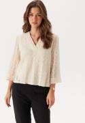 VILA Vilumena V-neck 3/4 TOP  Birch S