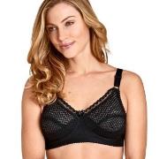 Miss Mary Cotton Dots Soft Bra BH Svart C 85 Dam