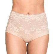 Miss Mary Jacquard And Lace Girdle Trosor Beige 54 Dam