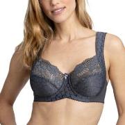 Miss Mary Jacquard And Lace Underwire Bra BH Mörkgrå D 85 Dam