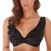 Freya Jewel Cove High Apex Bikini Top With J-Hook Svart H 70 Dam