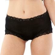 Damella Trosor Silk Brief Svart silke X-Large Dam