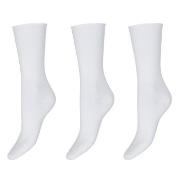 Decoy Strumpor 3P Thin Comfort Top Socks Vit Strl 37/41 Dam