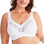 Swegmark BH Cotton Star Soft Bra Vit bomull C 90 Dam