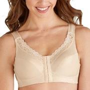 Swegmark BH Maj Front Closure Soft Bra Beige D 80 Dam