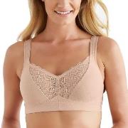 Swegmark BH Wellness Dots Organic Soft Bra Beige ekologisk bomull B 90...