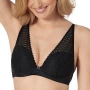 Triumph BH Aura Spotlight Plunge Bra Svart D 75 Dam