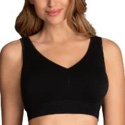 Anita Lotta Bralette BH Svart nylon Large Dam