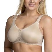 Miss Mary Smooth Lacy Moulded Soft Bra BH Beige B 90 Dam